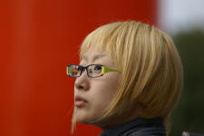 Kyoto girl with vermillion